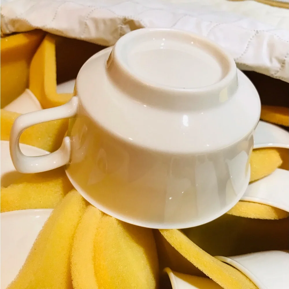 HALSEY FINE CHINA SET OF 11 CUPS 6 Oz